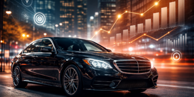 Digital Marketing Services Black Car