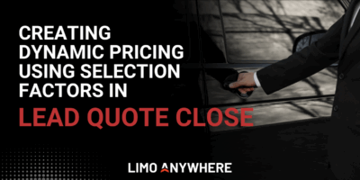 Creating Dynamic Pricing Using Selection Factors in Lead Quote Close